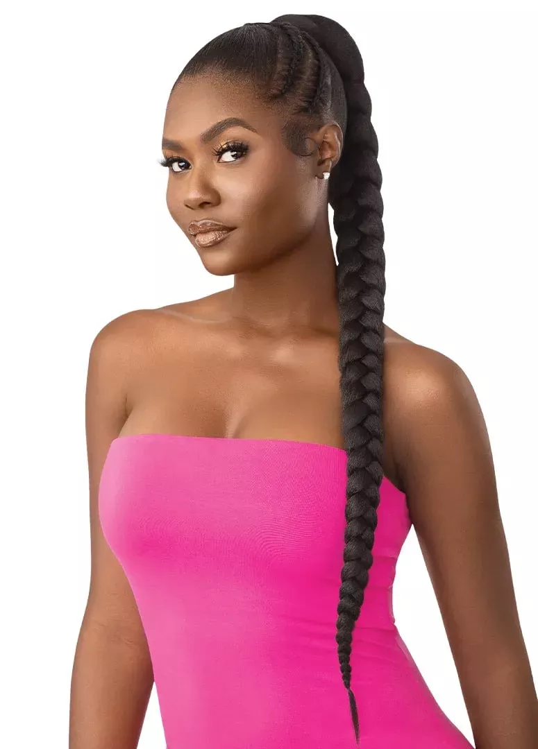 PRETTY QUICK - WRAP PONY Natural Braided Ponytail 32" FULL WIG