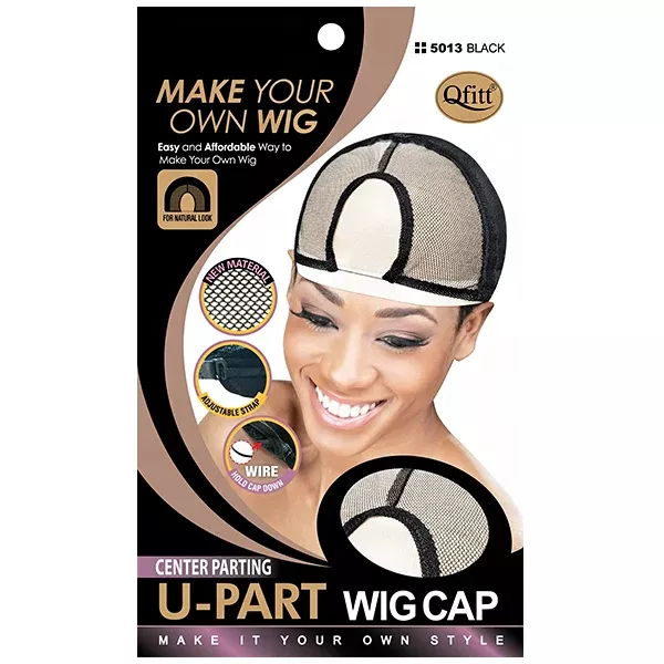 Qfitt #5013 Center Parting U-Part Wig Cap