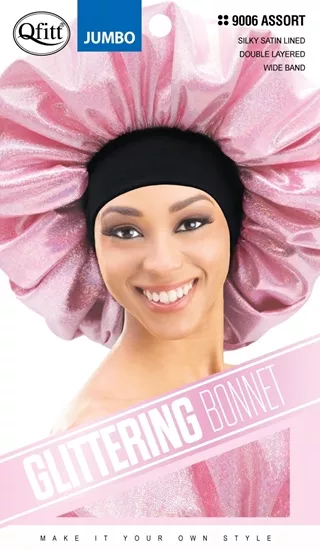 Qfitt™PREMIUM GLITTERING BONNET - 9006