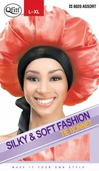 Qfitt™SILKY & SOFT TIE BONNET