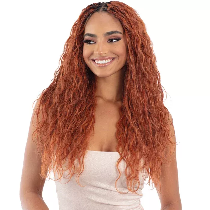 Que MilkyWay Human Hair Blend Braids - BREEZY WAVE BULK 18"
