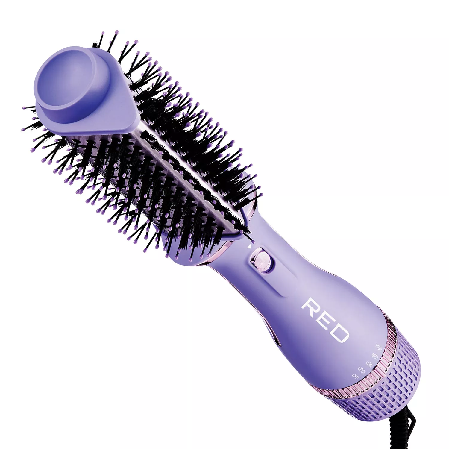 Red 2 In 1 Interchangeable Hot Air Brush