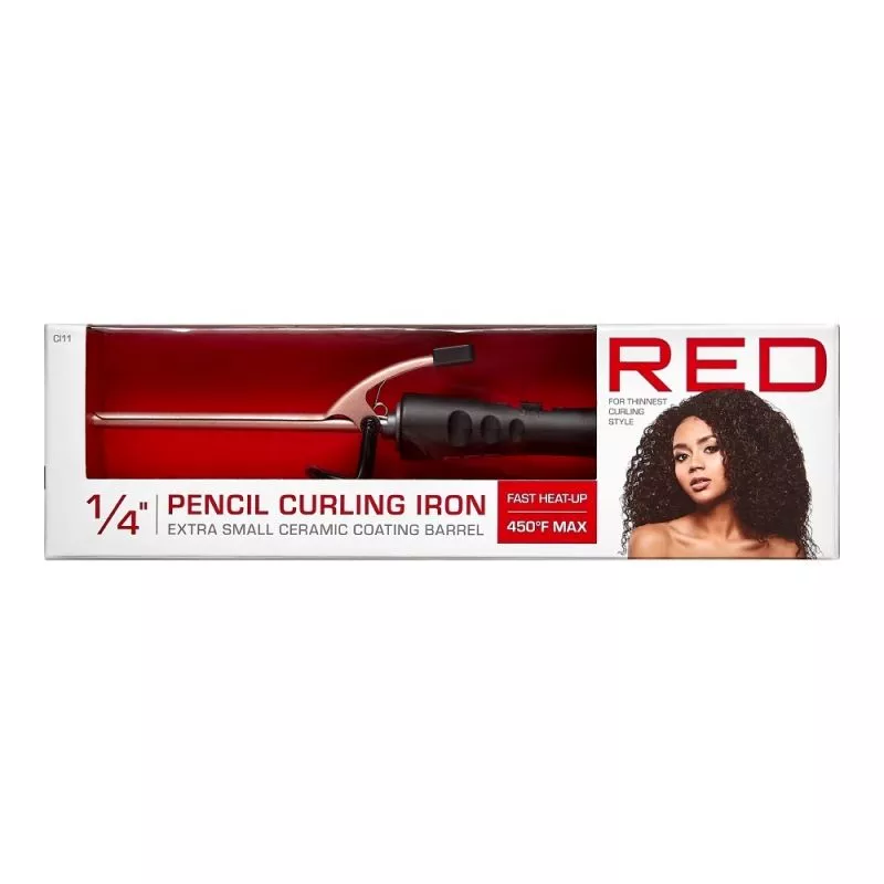 RED BY KISS 1 /4 " PENCIL CURLING IRON