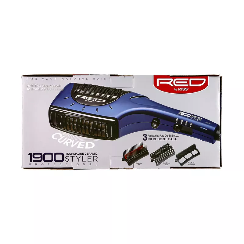 RED BY KISS 1900 TOURMALINE CERAMIC STYLER - BD02D