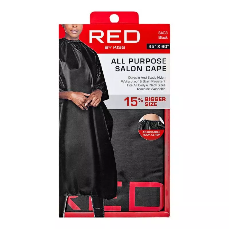 RED BY KISS ALL PURPOSE SALON NYLON CAPE