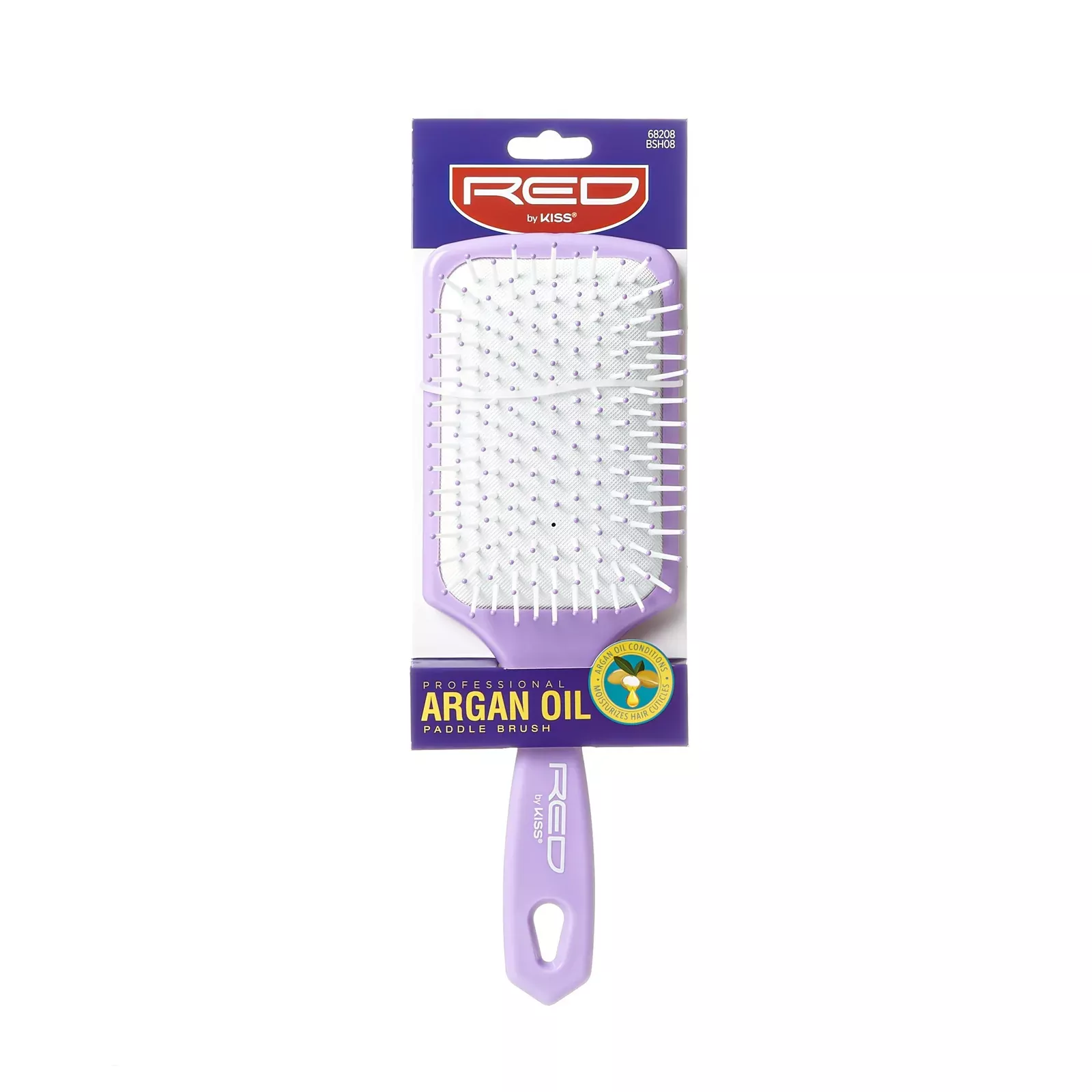 RED BY KISS ARGAN OIL PADDLE BRUSH-BSH03