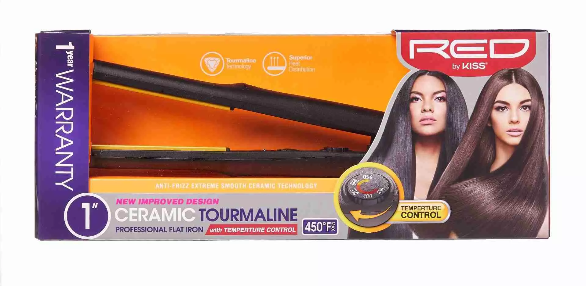 RED BY KISS CERAMIC TOURMALINE 1 " - FI100U