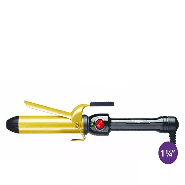 Red by Kiss Ceramic Tourmaline Professional Curling Iron 1 1/4 Inch CI06N