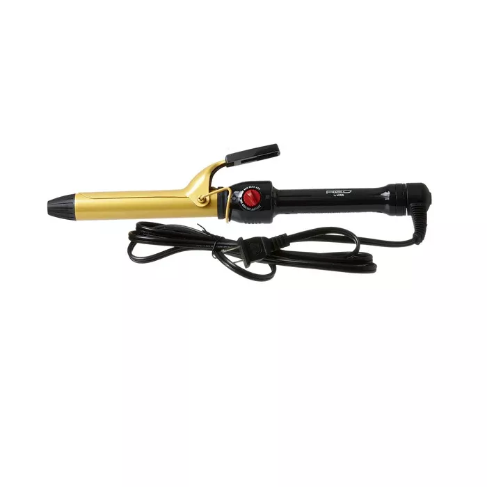 RED by Kiss Ceramic Tourmaline Professional Curling Iron 1"