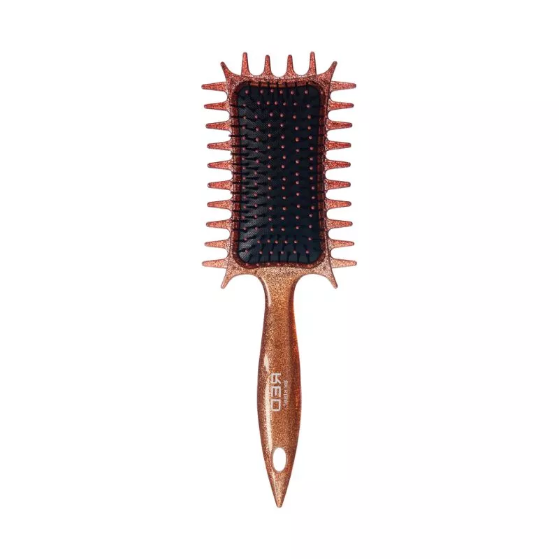 RED BY KISS CURL-ART STYLER DETANGLING & CURL DEFINING BRUSH WITH SIDE - HH255