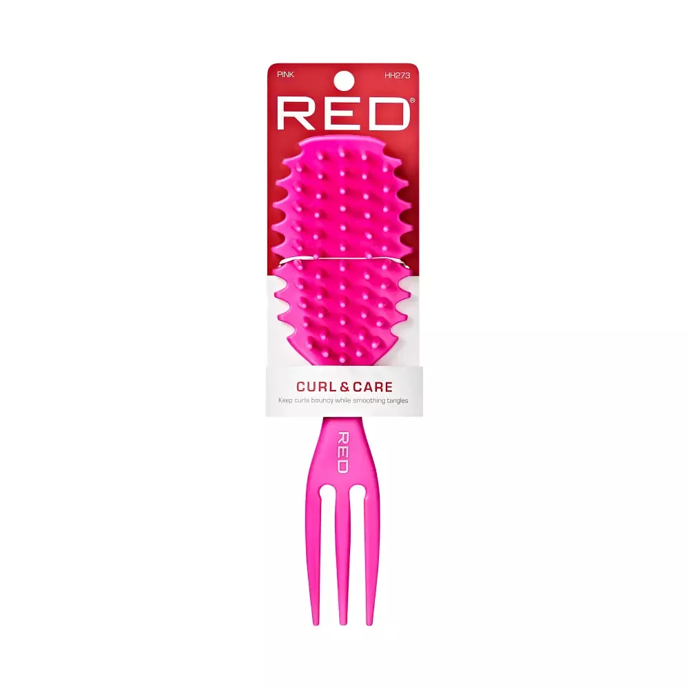RED BY KISS CURL & CARE 4-IN-1 DETANGLE BRUSH