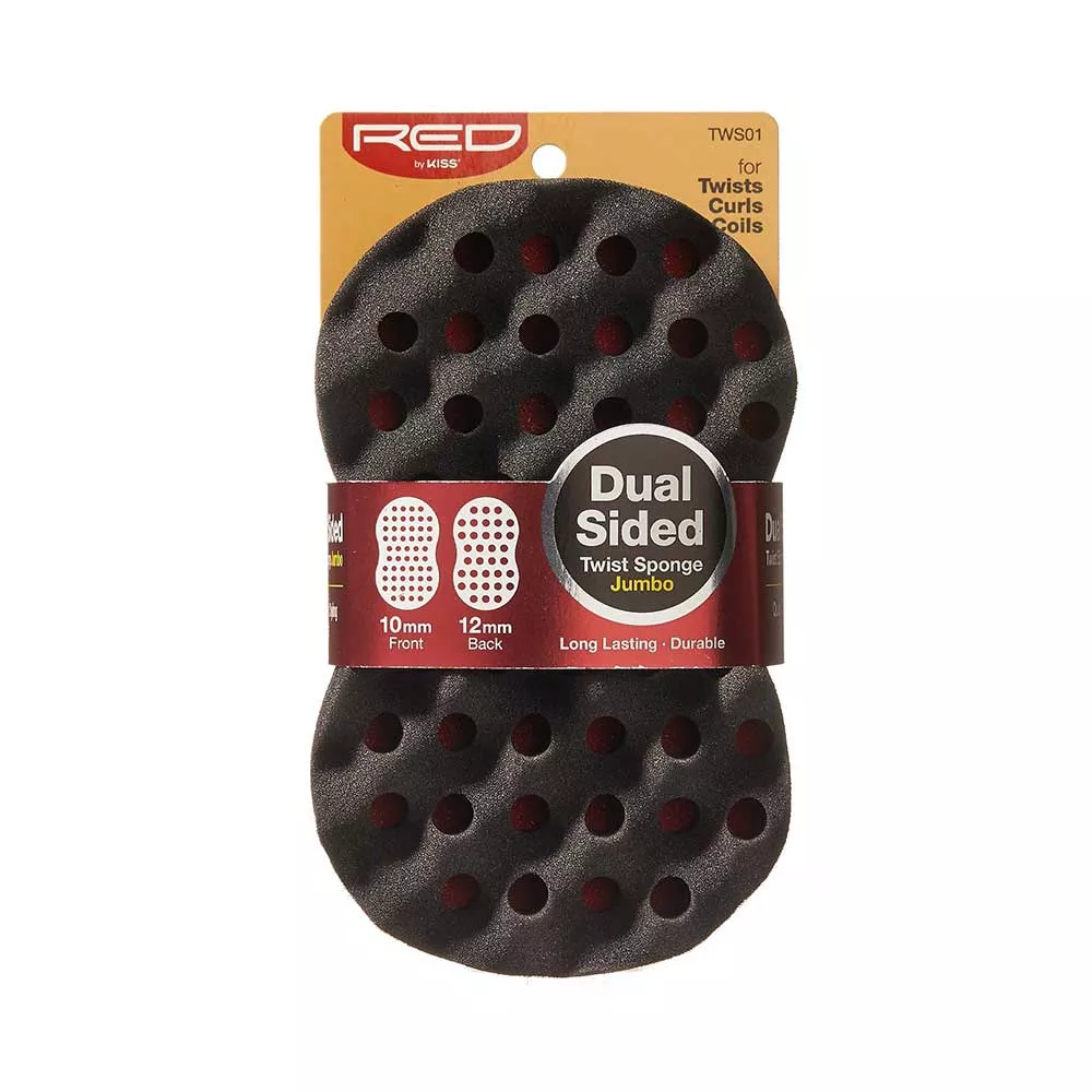 RED BY KISS DUAL SIDED TWIST SPONGE - TWS01 JUMBO