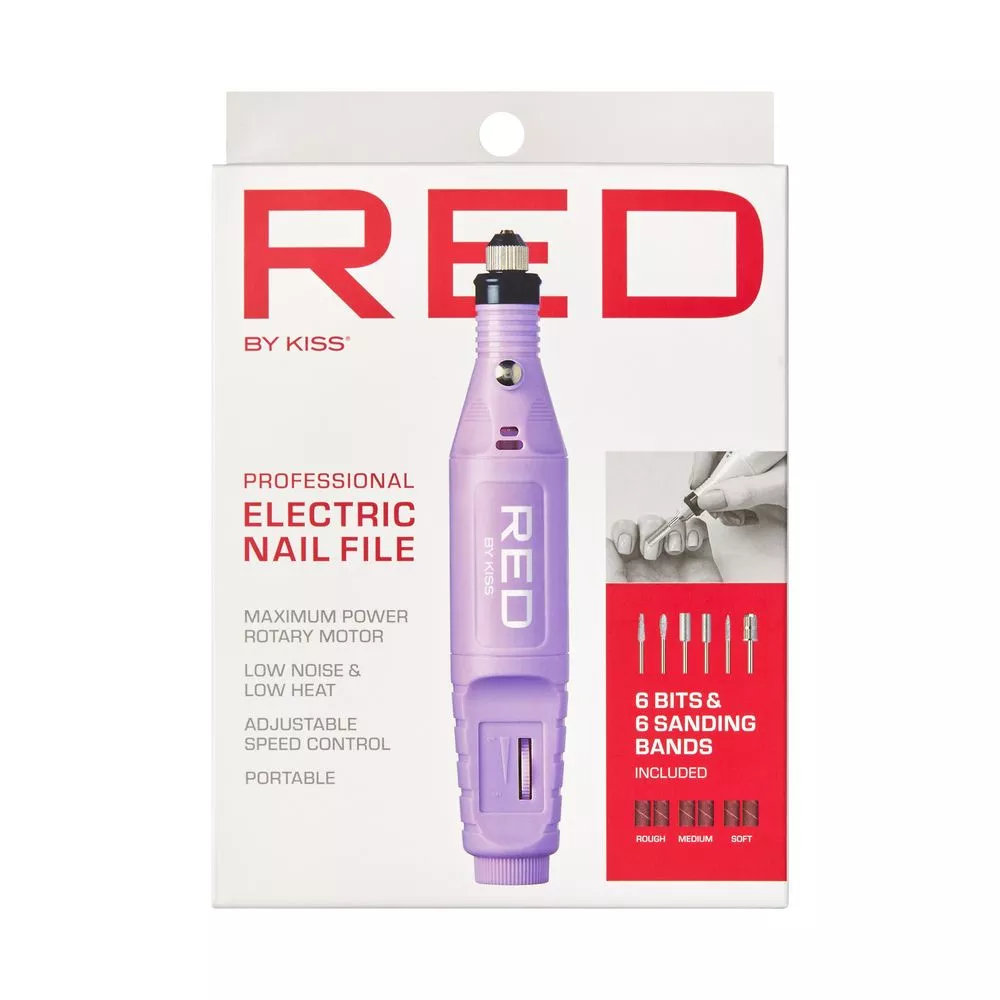 RED BY KISS ELECTRIC NAIL FILE