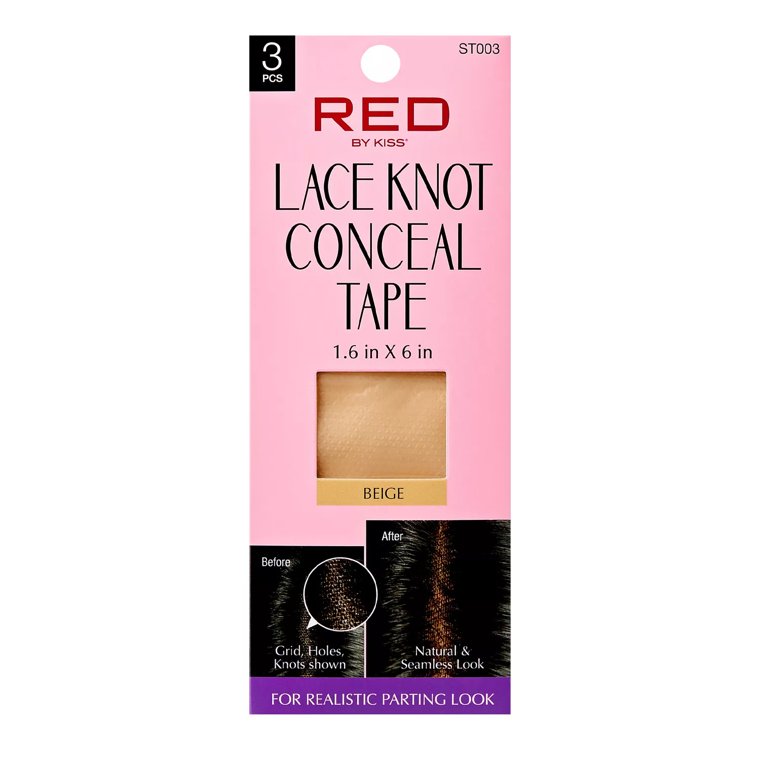 Red By Kiss Lace Knot Conceal Tape 3pcs