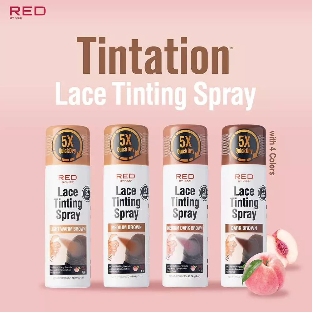 Red by Kiss Lace Tint Spray – 5X Quick Dry