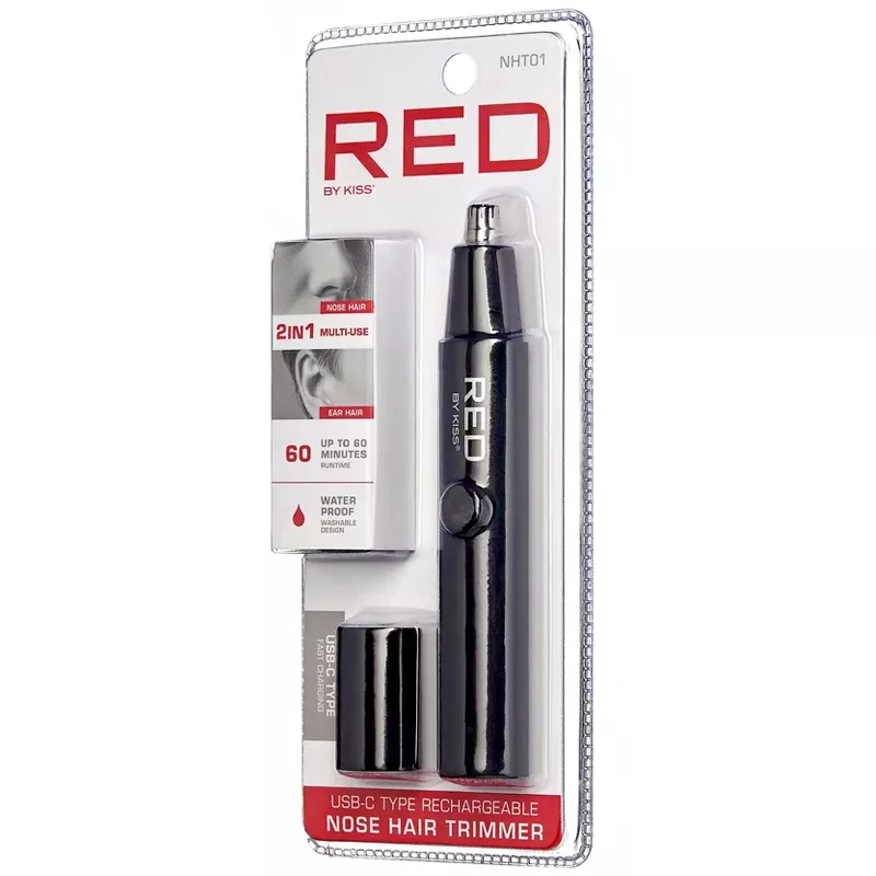 Red By Kiss NHT01 Cordless Nose Hair Trimmer