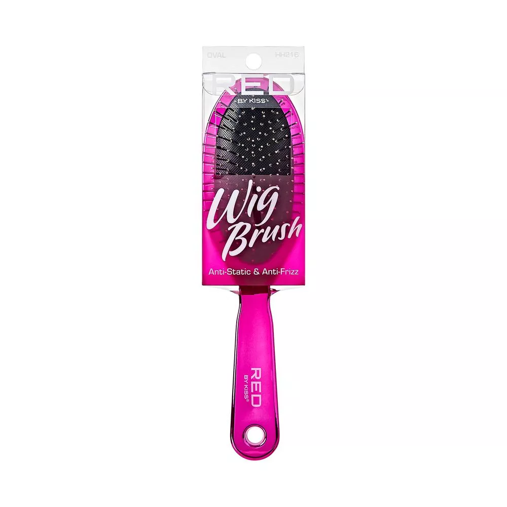 RED BY KISS OVAL WIG BRUSH