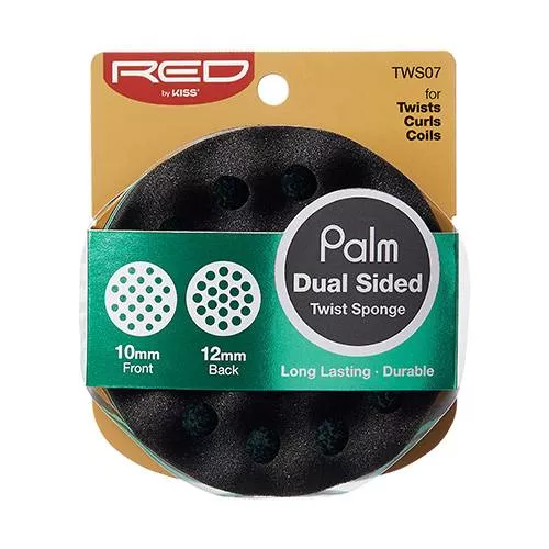 RED BY KISS PALM DUAL SIDED TWIST SPONGE - TWS07