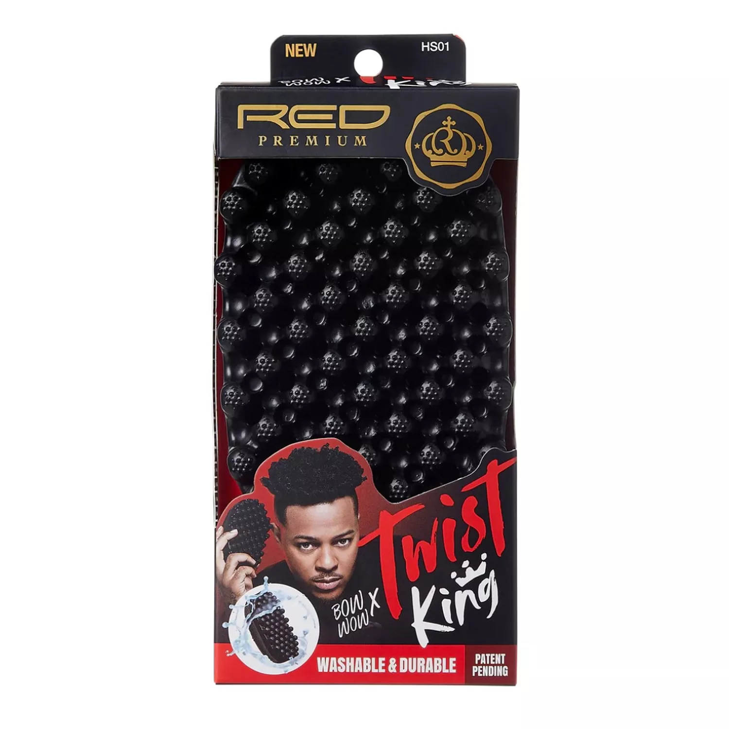 Red by Kiss Premium Bow Wow X Twist King Brush