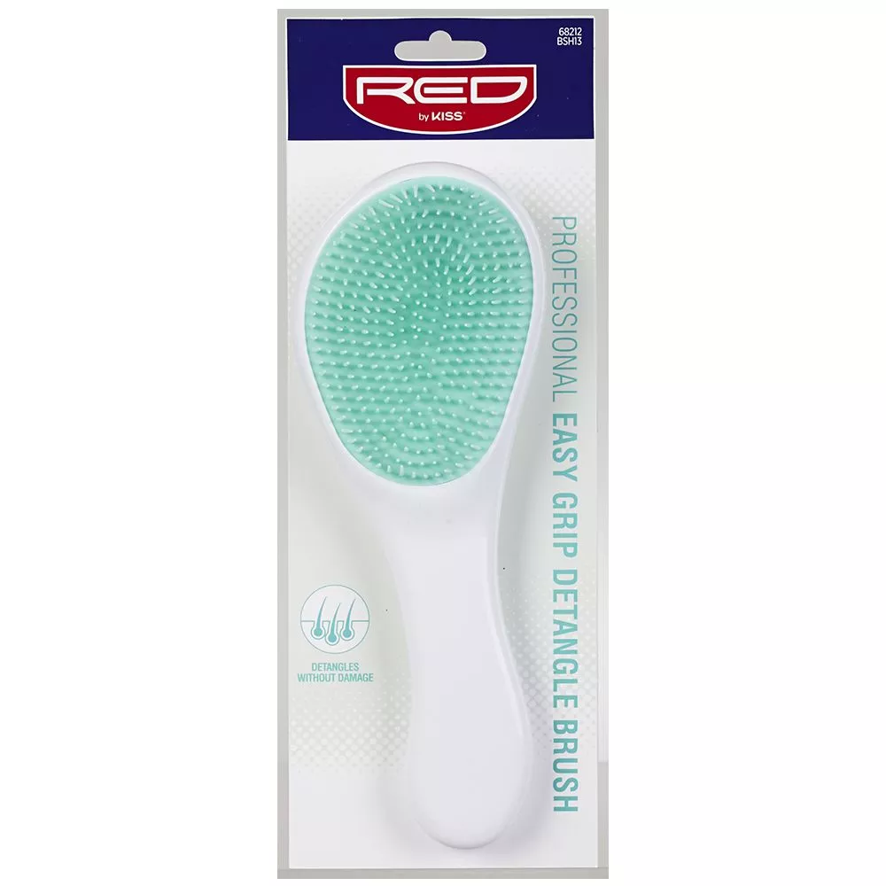 RED BY KISS PROFESSIONAL EASY GRIP DETANGLE BRUSH WITH HAANDLE
