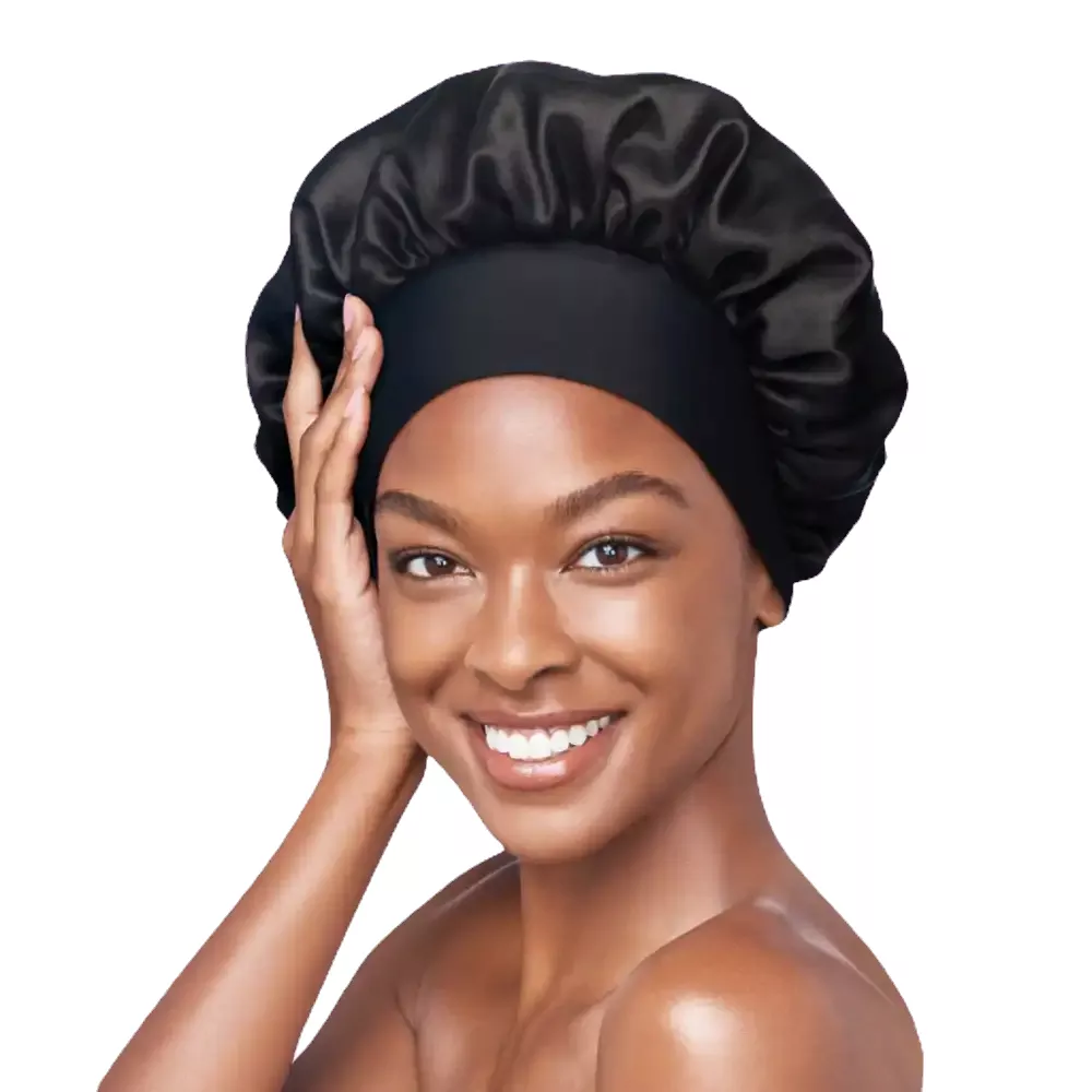 RED BY KISS REVERSIBLE SILKY SATIN HAIR CAP - LARGE