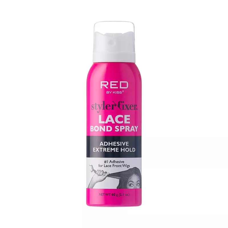 RED BY KISS STYLER FIXER LACE BOND SPRAY 2oz