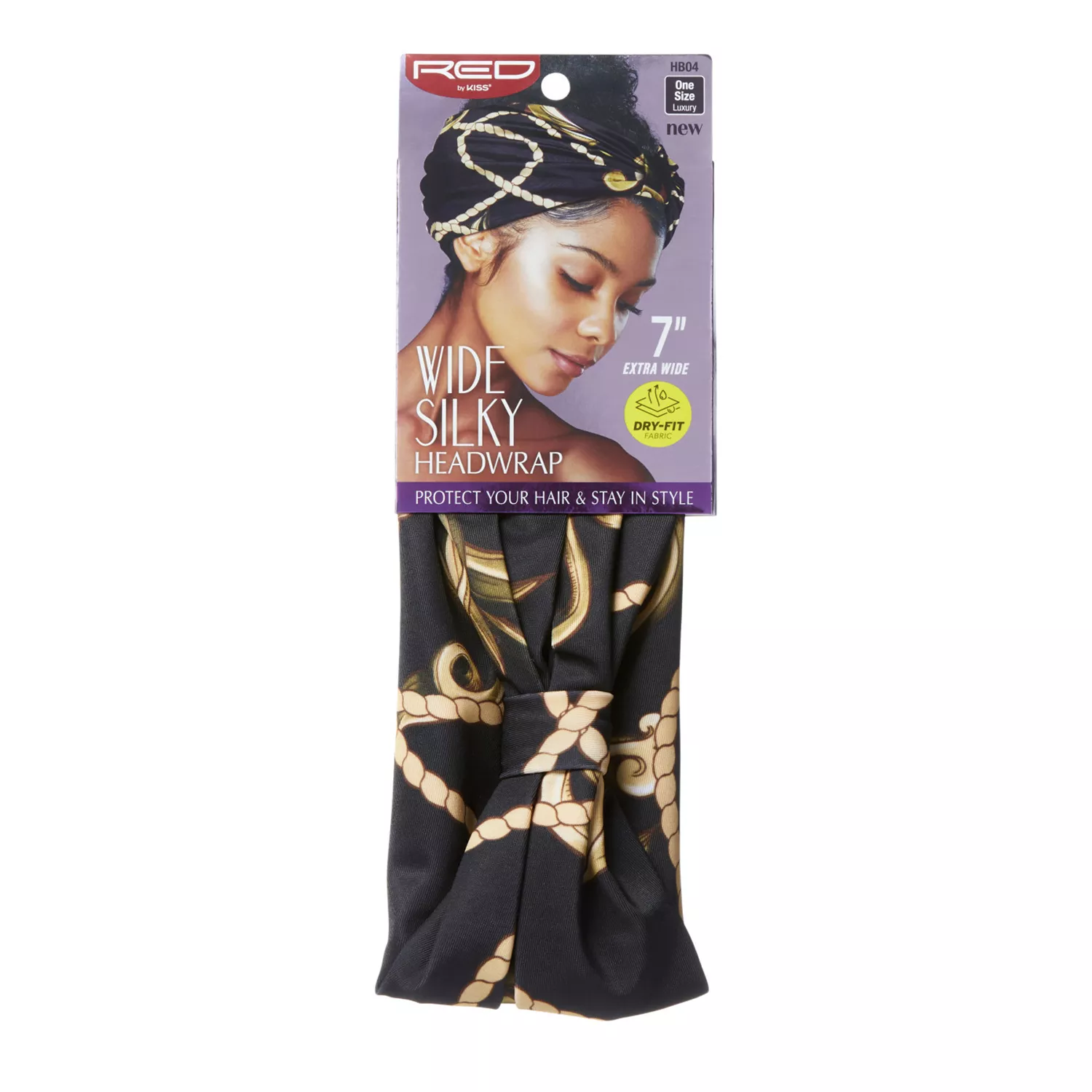 Red by Kiss Wide Silky Head Wrap Luxury
