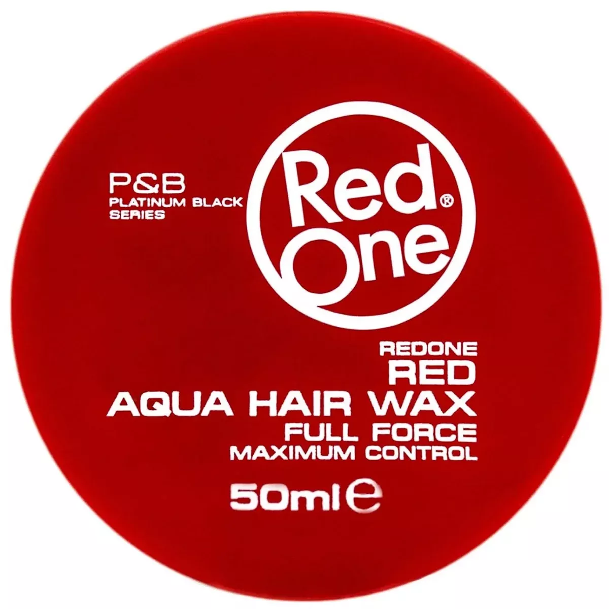 Red One Red Aqua Hair Wax Full Force Maximum Control 1.69oz