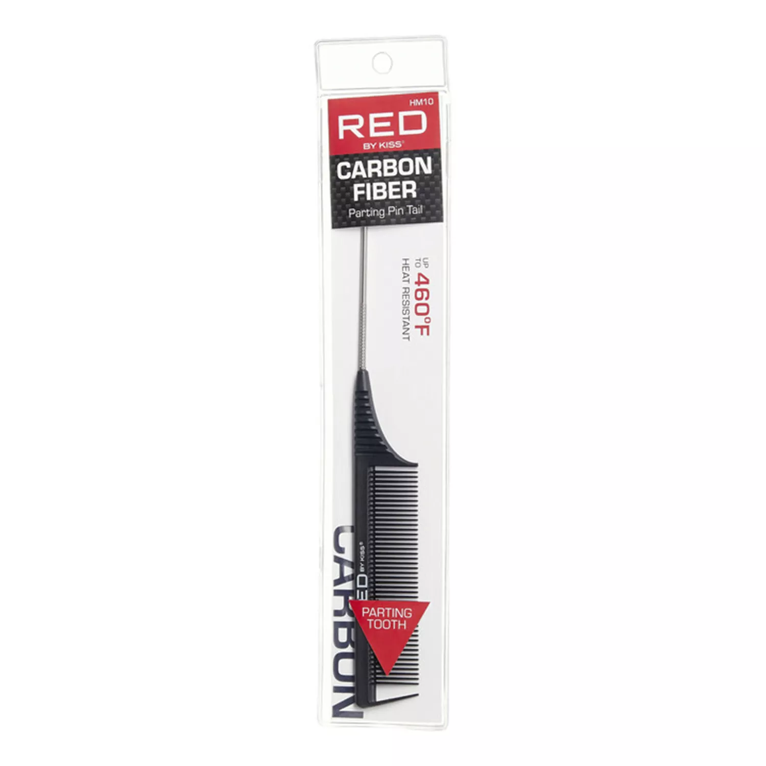 RED Professional Carbon Pin tail Parting Comb
