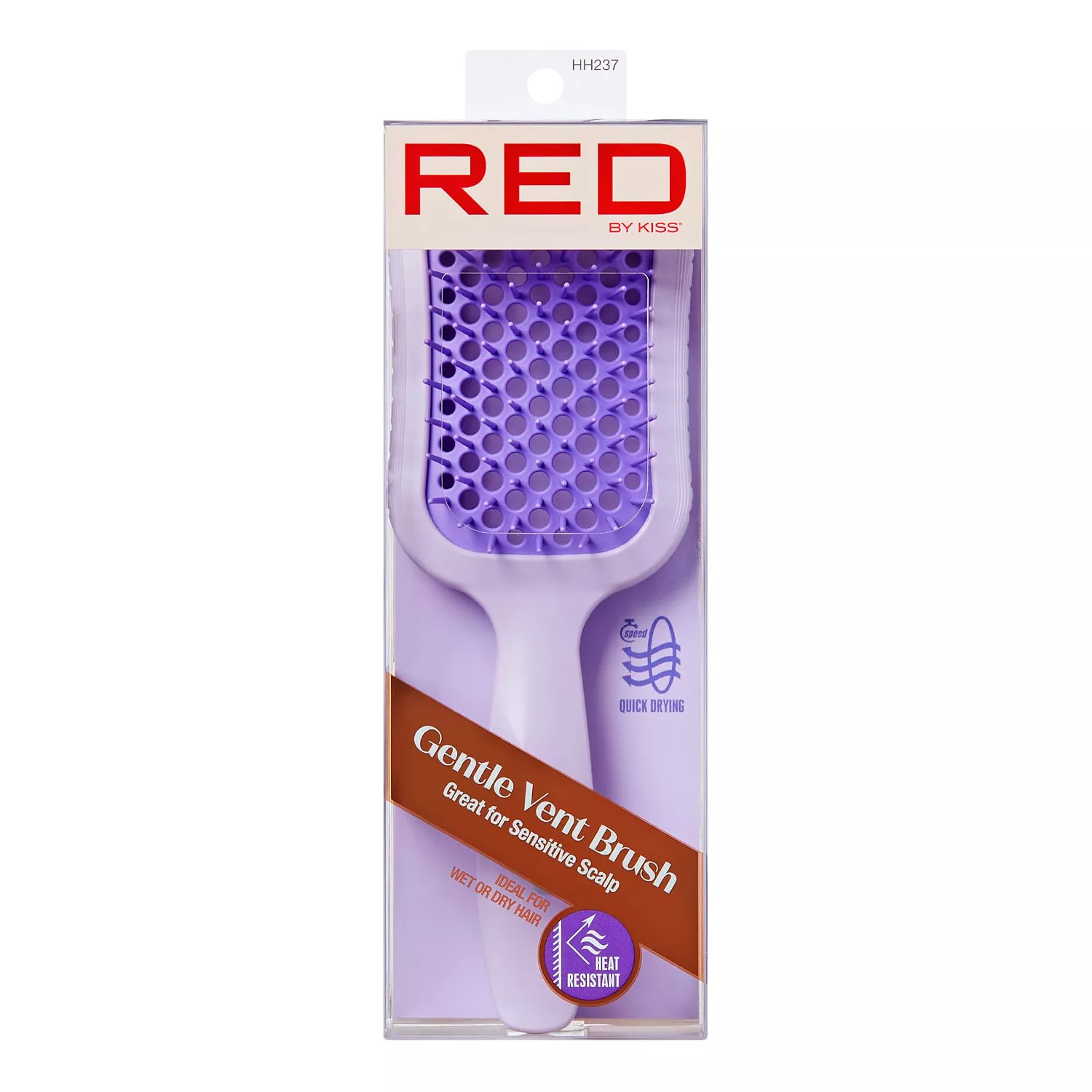 Red Soft Vent Brush Purple