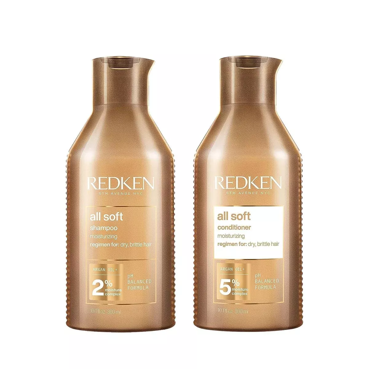 Redken All Soft Shampoo and Conditioner Set For Dry or Brittle Hair