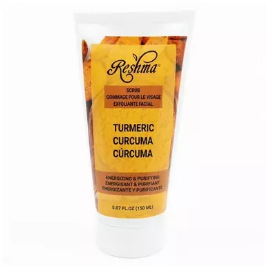 Reshma Beauty Turmeric Scrub Gentle for All Skin Types and Dull Skin, 5.07 Oz