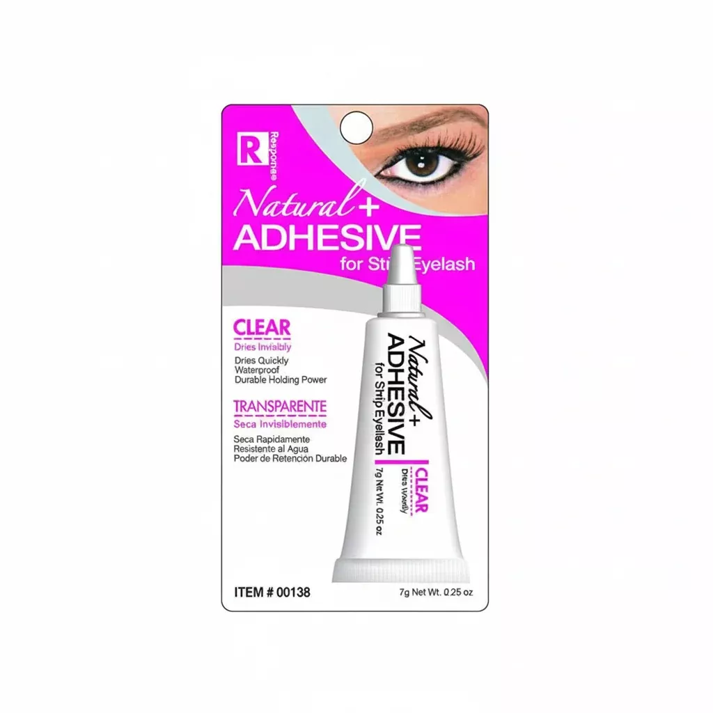 RESPONSE NATURAL+ ADHESIVE FOR STRIP EYELASH Clear 00138 /0.25OZ