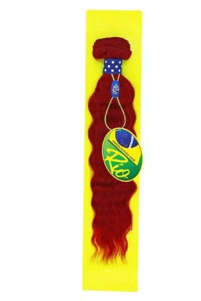 RIO 100% BRAZILLIAN REMY VIRGIN HUMAN HAIR – 3 BUNDLE DEAL – RED