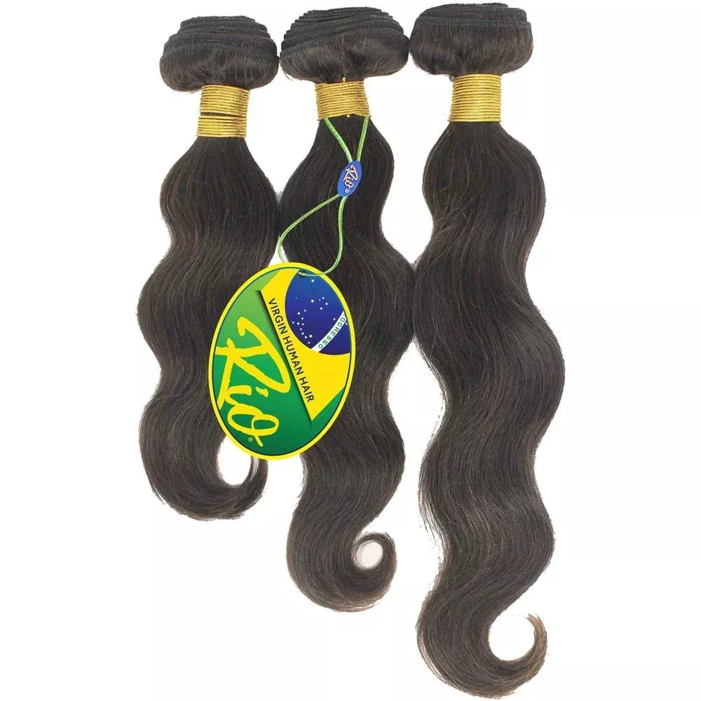 RIO 12 A BRAZILLIAN 100% VIRGIN REMY HUMAN HAIR – SINGLE BUNDLE – NATURAL COLOR