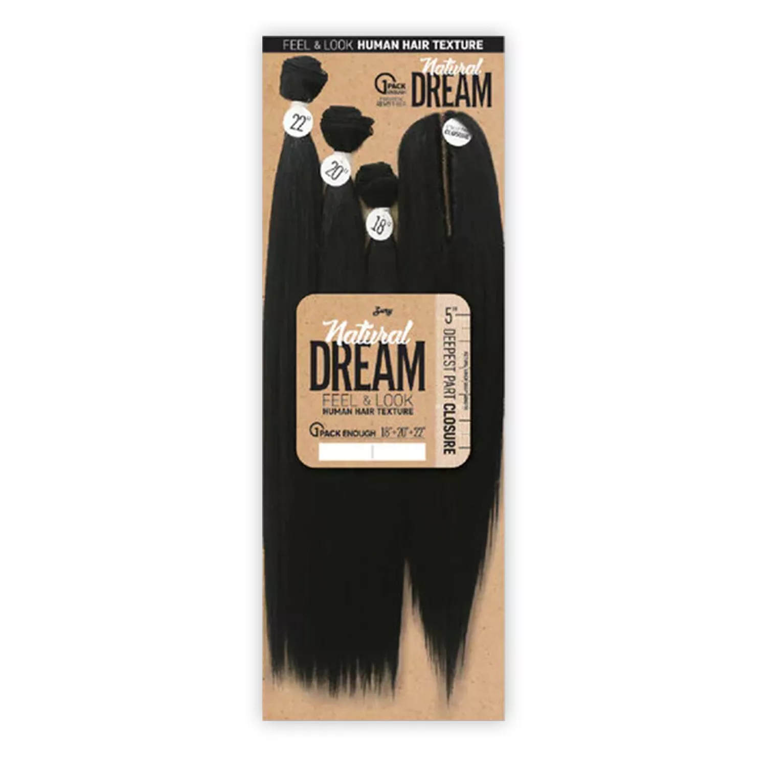 Royal Zury Weave Natural Dream Multi Yaky (18"20"22")