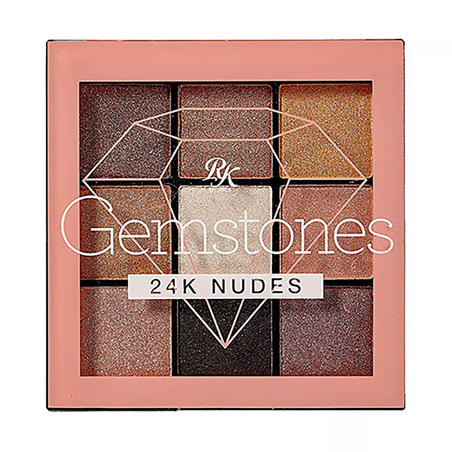 Ruby Kisses Eyeshadow Palette 9 Colors Gemstones