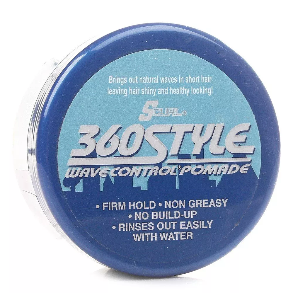S Curl 360 Style Pomade, Wave Control