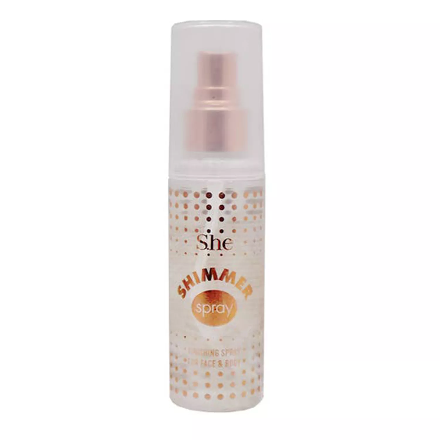 S.he Makeup Face & Body Finishing Shimmer Spray 2.45oz/ 75ml