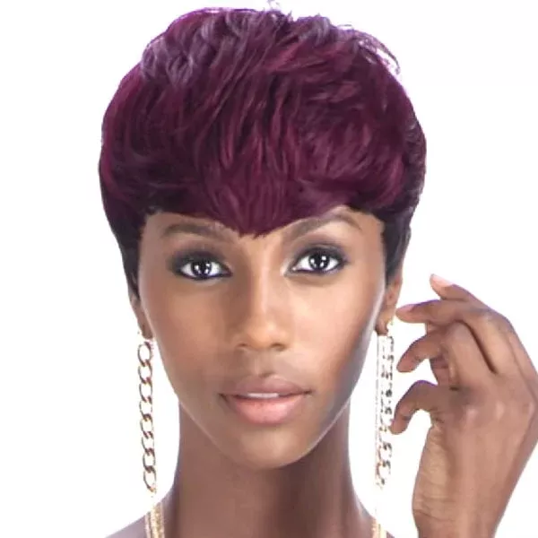 Saga Brazilian Remy 100% Human Hair Weave 39Pcs with Free Closure (Short + Sassy)