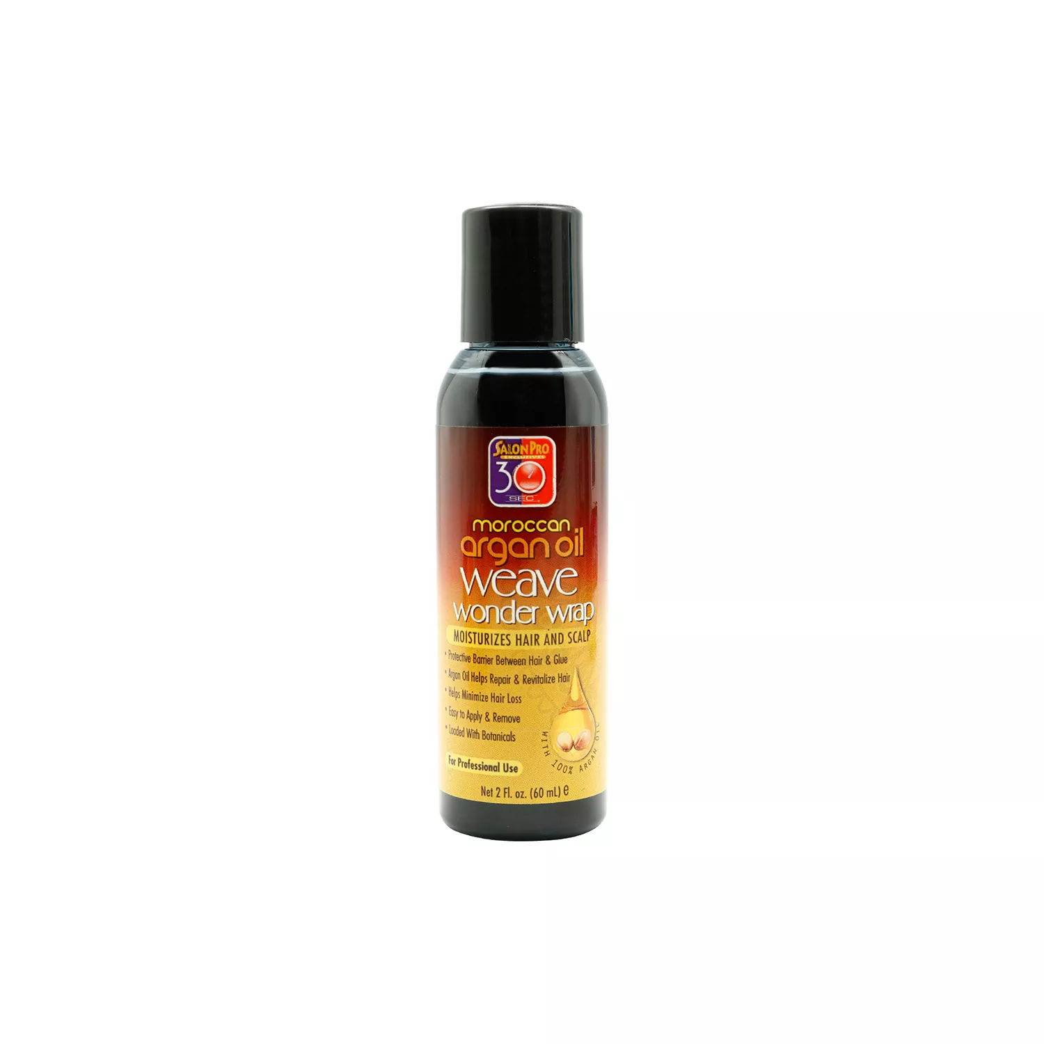 Salon Pro 30 Sec Moroccan Argan Oil Weave Wonder Wrap 2oz/ 60ml
