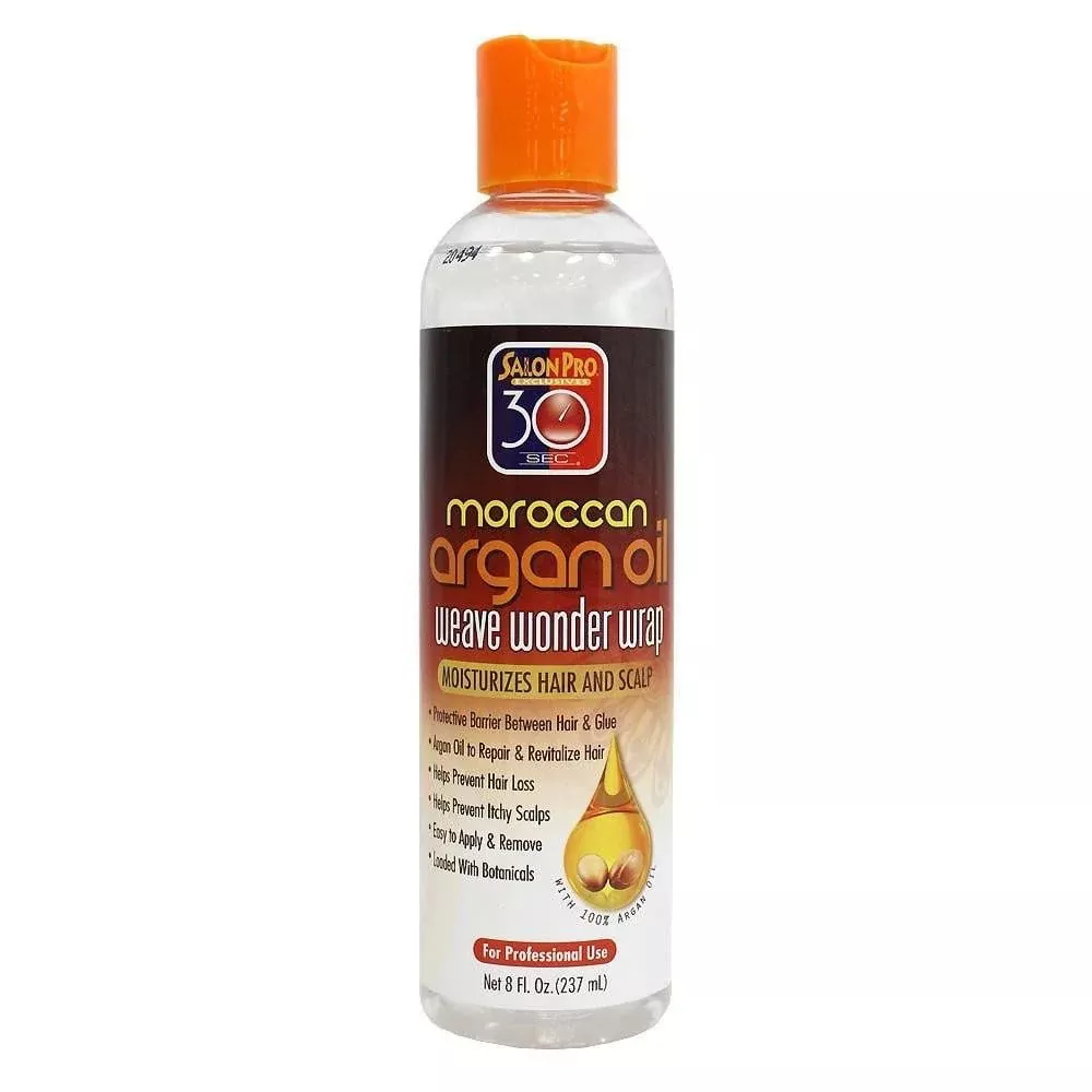 Salon Pro 30 Sec Moroccan Argan Oil Weave Wonder Wrap 8 Oz.