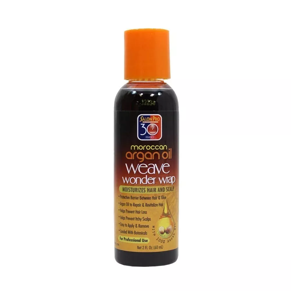 Salon Pro 30 Sec Moroccan Argan Oil Weave Wonder Wrap - DARK 2 oz