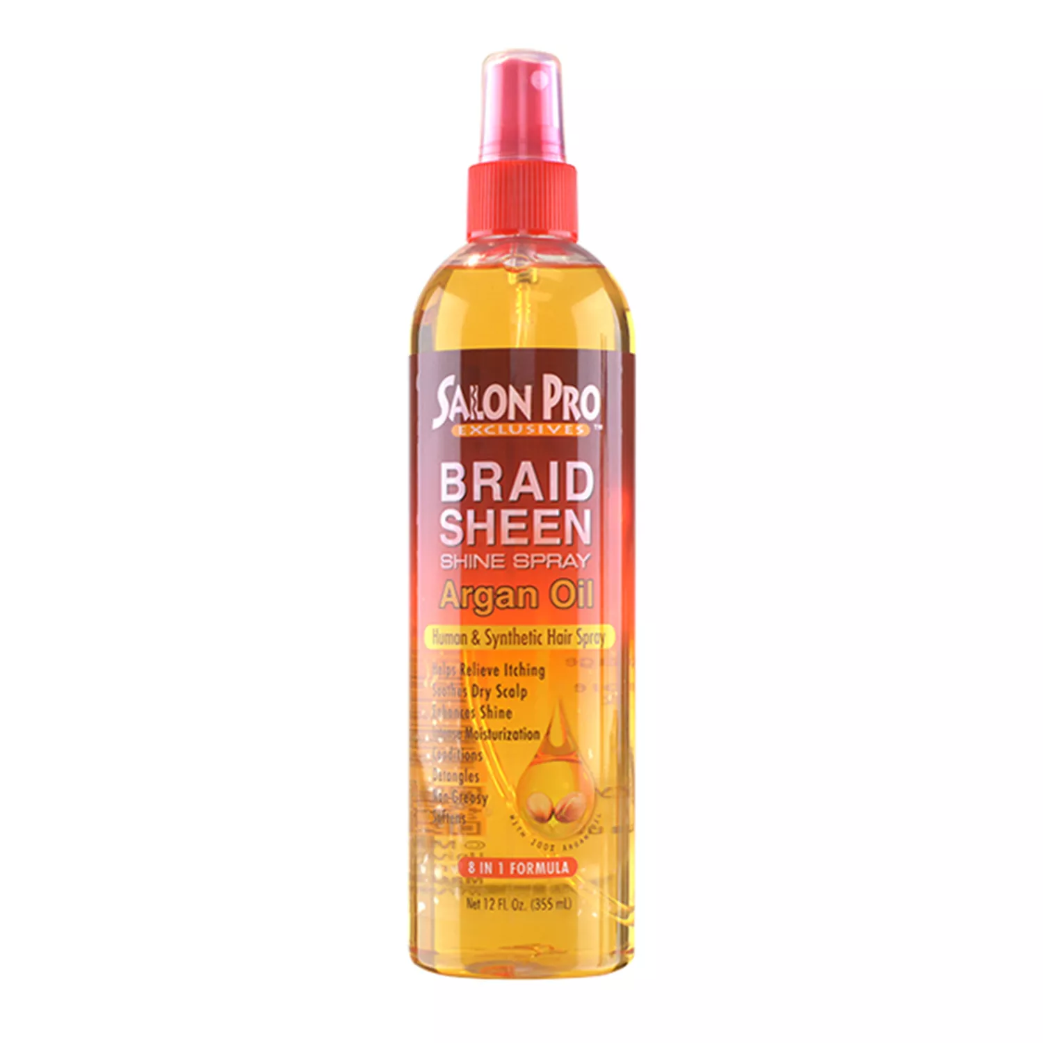 Salon Pro Braid Sheen Shine Spray 12oz/ 355ml