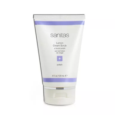 Sanitas Lemon Cream Scrub - 4 oz (LCS120)