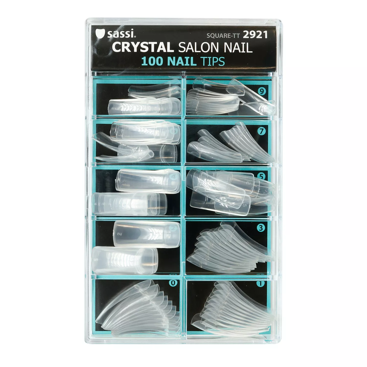 Sassi 100 Tips Crystal Salon Nail