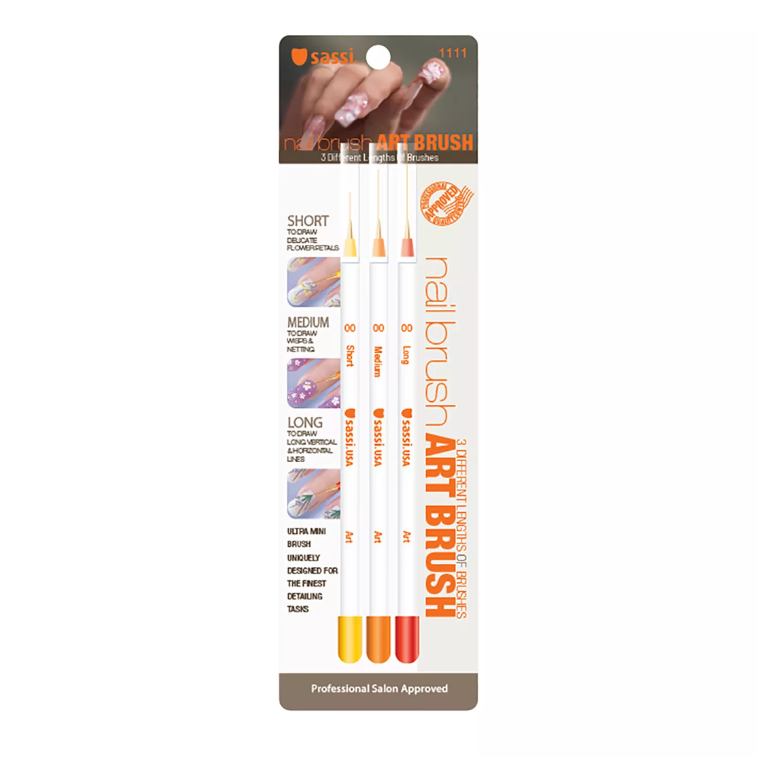 Sassi Art Brush Set 3pcs