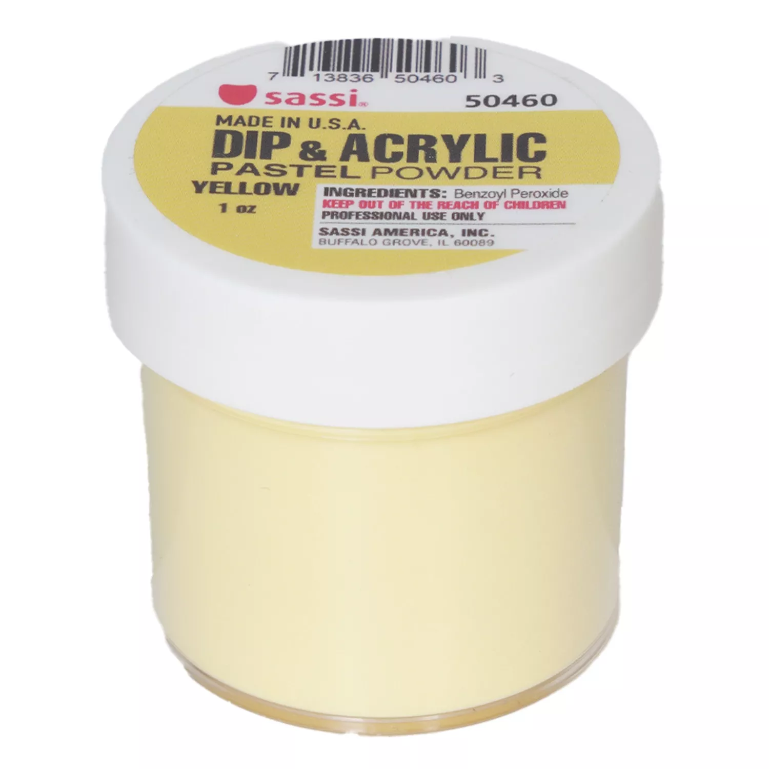 Sassi Dip and Acrylic Color Pastel Powder 1oz