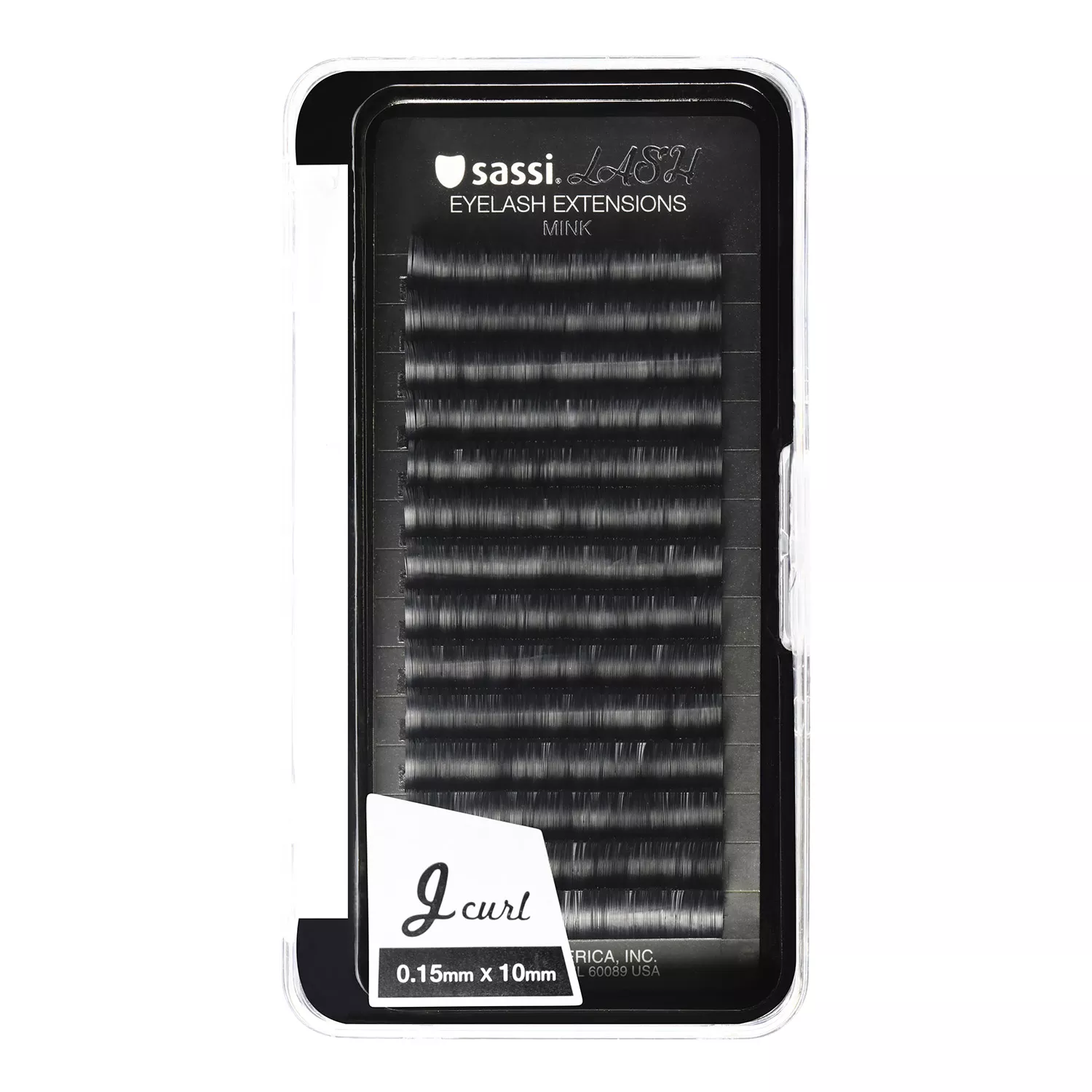 Sassi Mink Eyelash Extensions J-curl 0.15mm