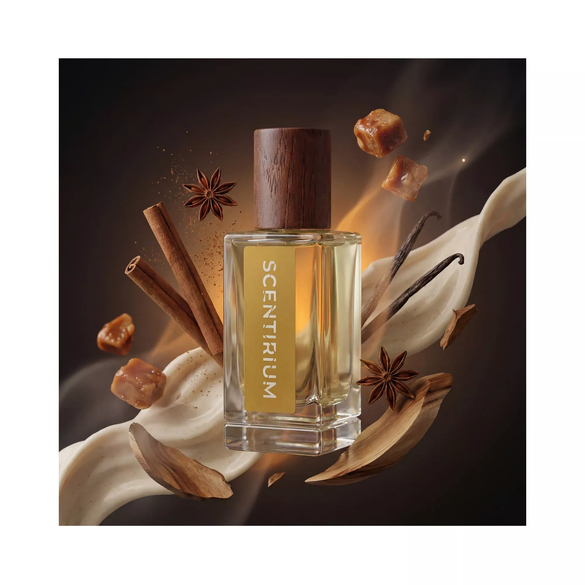Scentirium Midnight Lights – Vanilla, Praline & Oak Fragrance